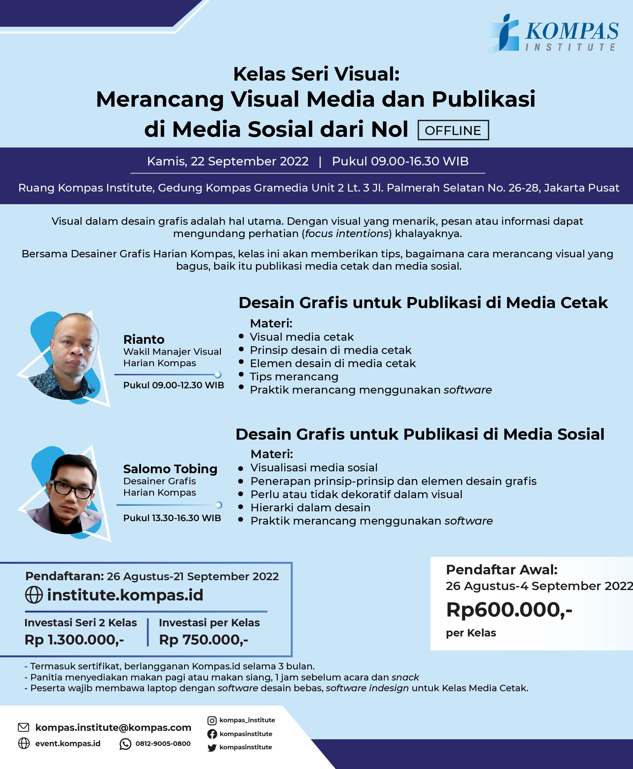 Kelas Seri: Merancang Visual Media dan Publikasi di Media Sosial dari Nol